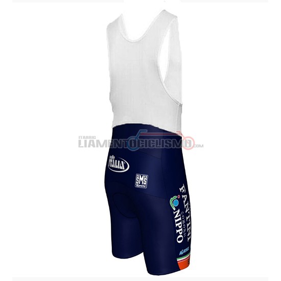 Abbigliamento Ciclismo Nippo Vini Fantini Europa Ovini Manica Corta 2018 Spento Blu
